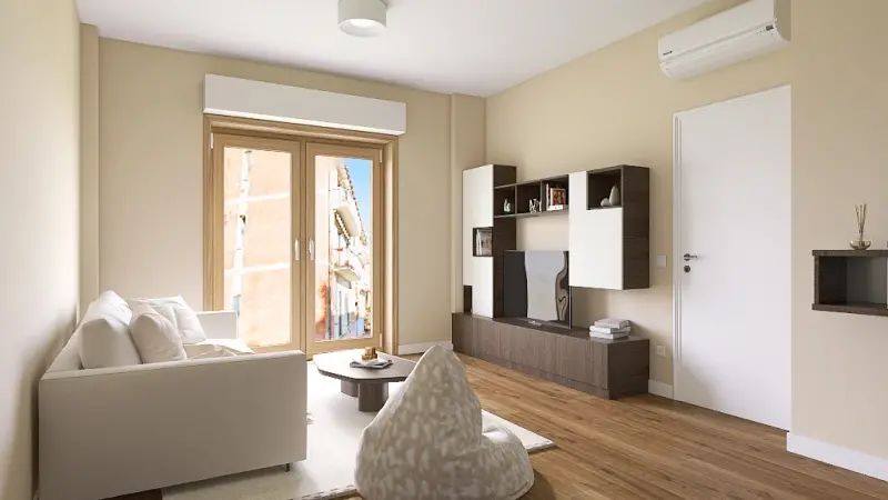 Quadrilocale con cortile privato, CREMONA — Soggiorno